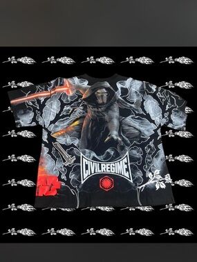 Civilregime x Star Wars
“Kylos Darkside 199X Oversized Tee In Black”